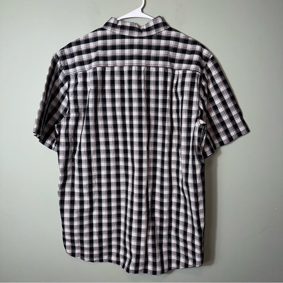 Carhartt Men’s Short Sleeve Button Down Casual Plaid Shirt Relaxed Fit Large‎ - Picture 5 of 5